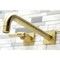 Kingston Brass KS6057ML Wall Mount Tub Faucet, Brushed Brass KS6057ML - alternate 3